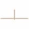 Ekena Millwork Eugene Smooth Timber Gable Bracket, Douglas Fir, 108"W x 36"H x 1 1/2"D x 3 1/2"F, 8/12 Pitch GBW108X36X0204EUG00SDF - alternate 1